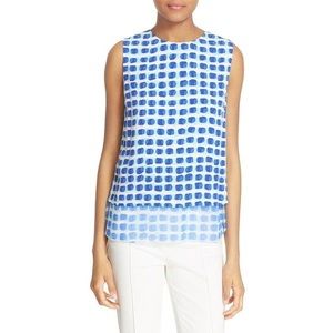 Kate Spade Blue Island Blouse